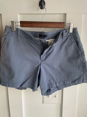 J. Crew Cotton Chino Shorts - Slate Blue 4” Inseam